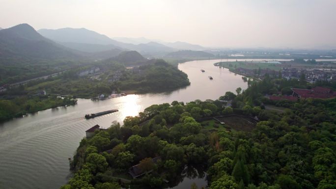 余姚 河姆渡遗址公园 姚江