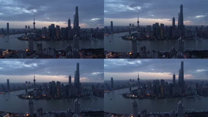 4K上海夜景