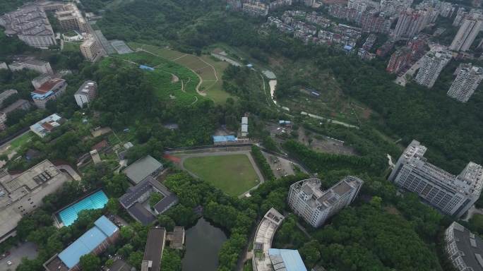 西南大学高空鸟瞰