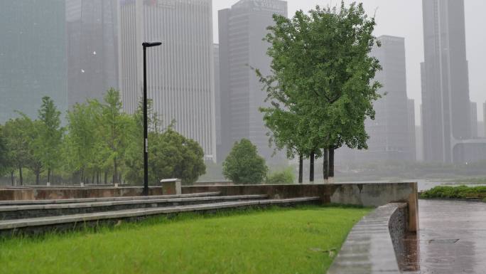 雨天公园