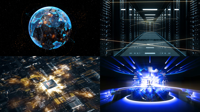 智慧城市 AE+C4D工程