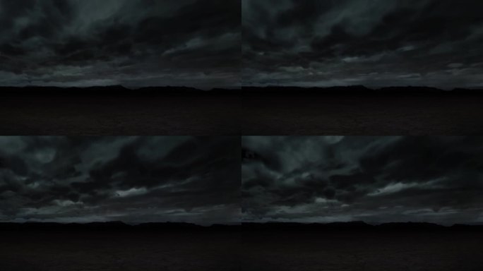 远山乌云黑云