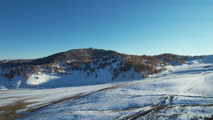 新疆阿勒泰地区雪山