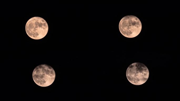 月亮圆月中秋月光月亮空境延时