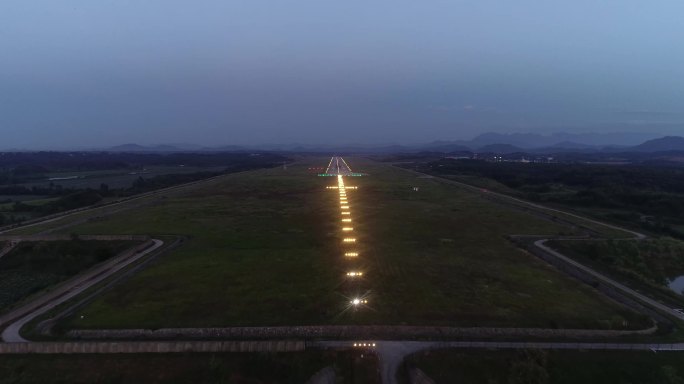 九华山机场夜景