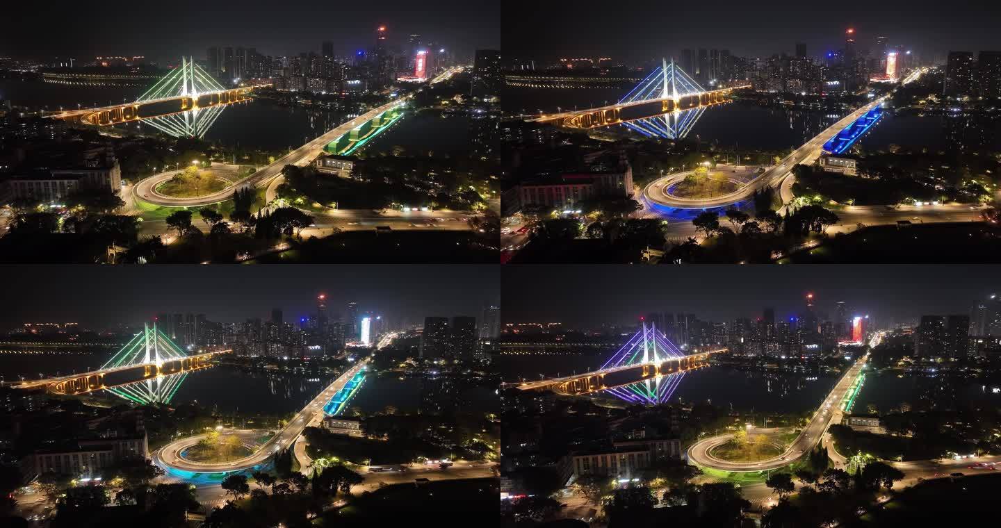 惠州西湖合生大桥圆盘夜景
