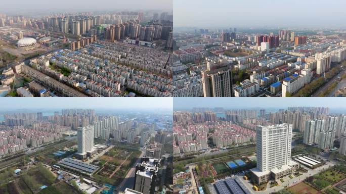 城市建筑4K航拍空镜头