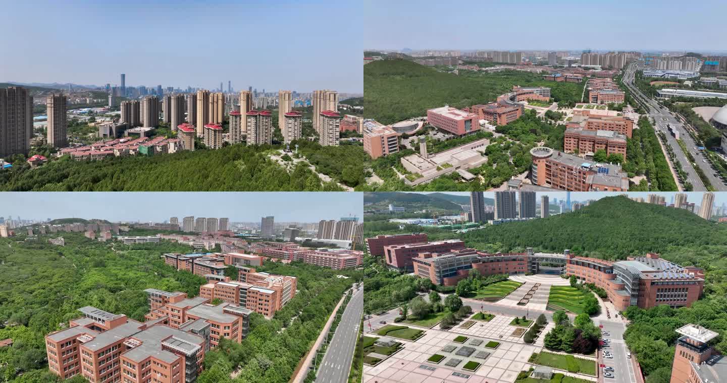 航拍山东建筑大学