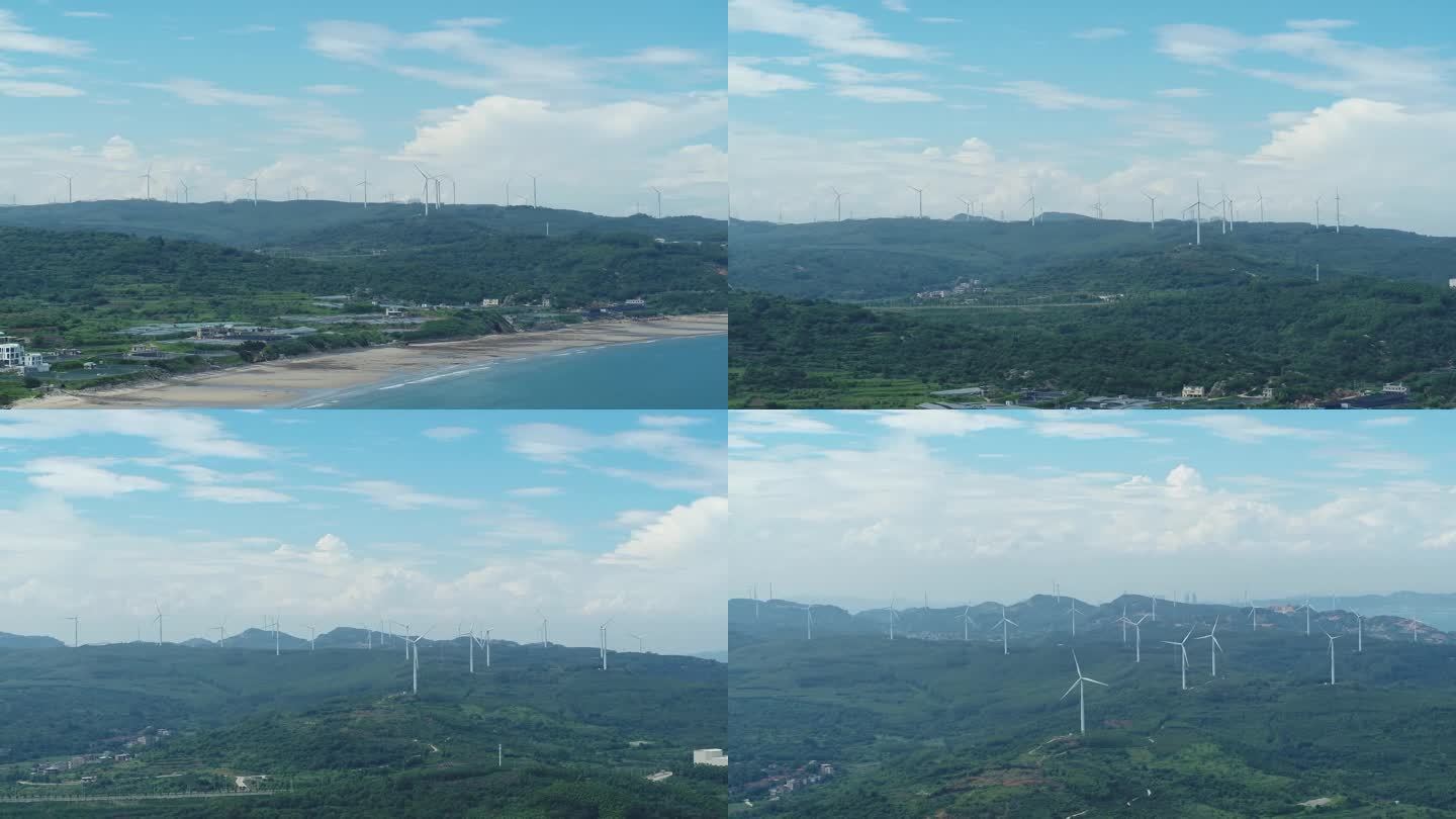 大海山脉与风力发电