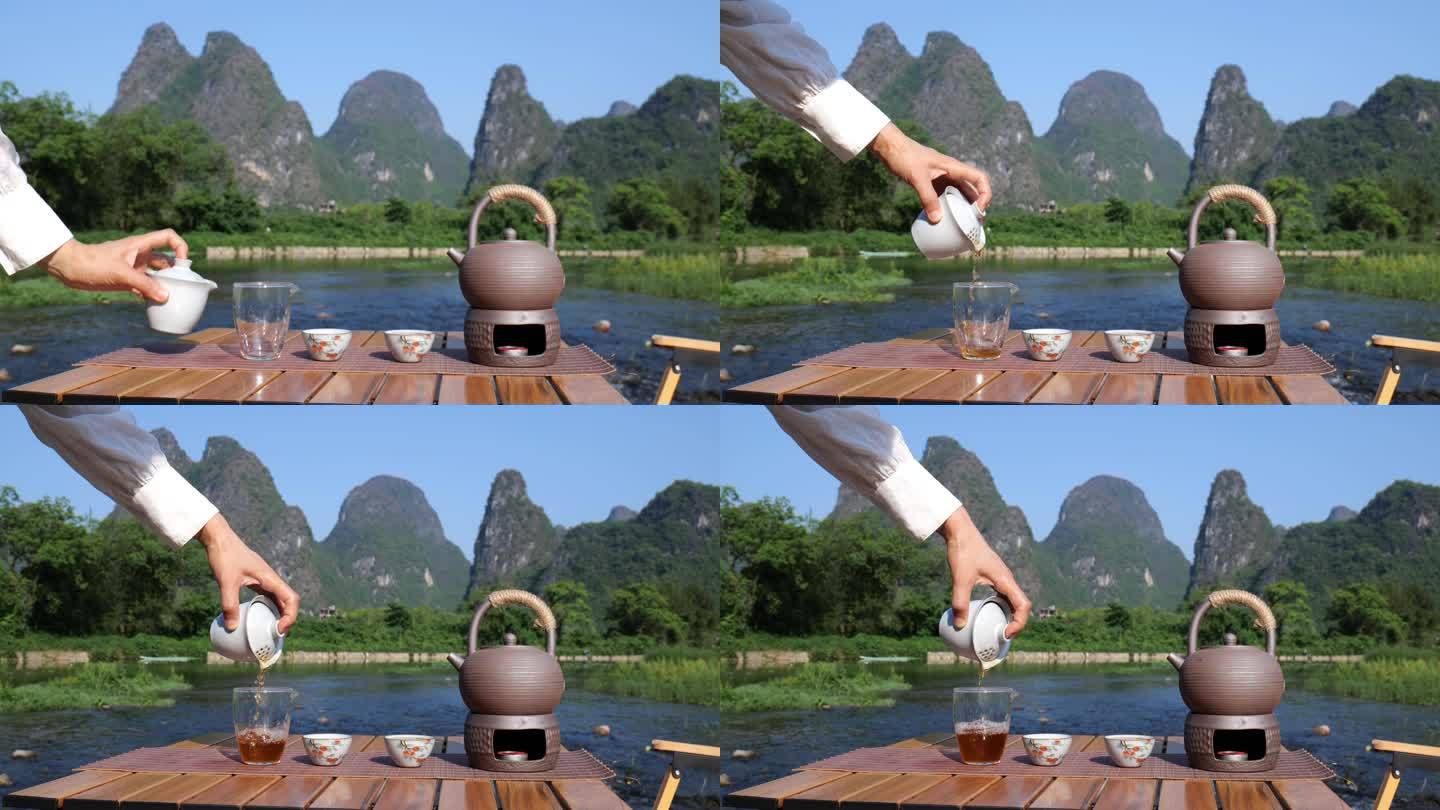 煮茶山水间