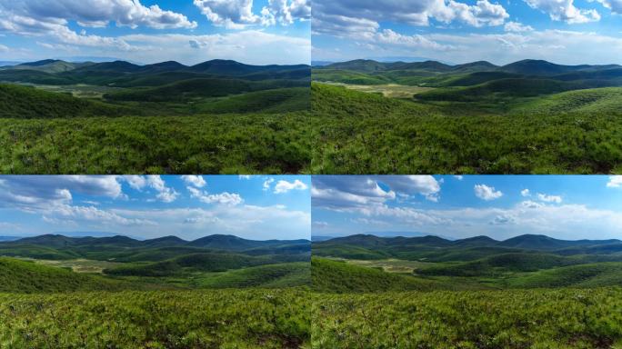 凉山七里坝谷克德山顶风光延时摄影4K