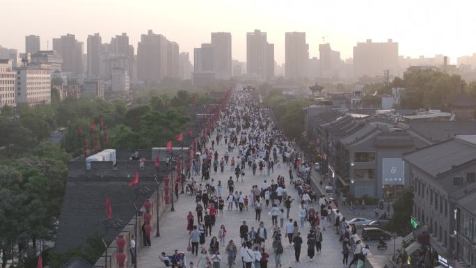 西安长焦永宁门夕阳