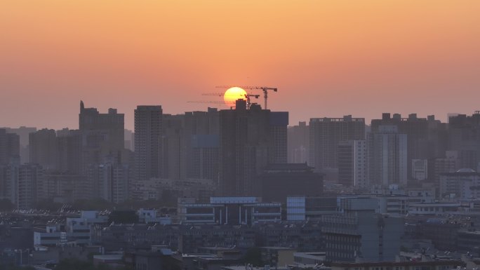 西安长焦永宁门夕阳