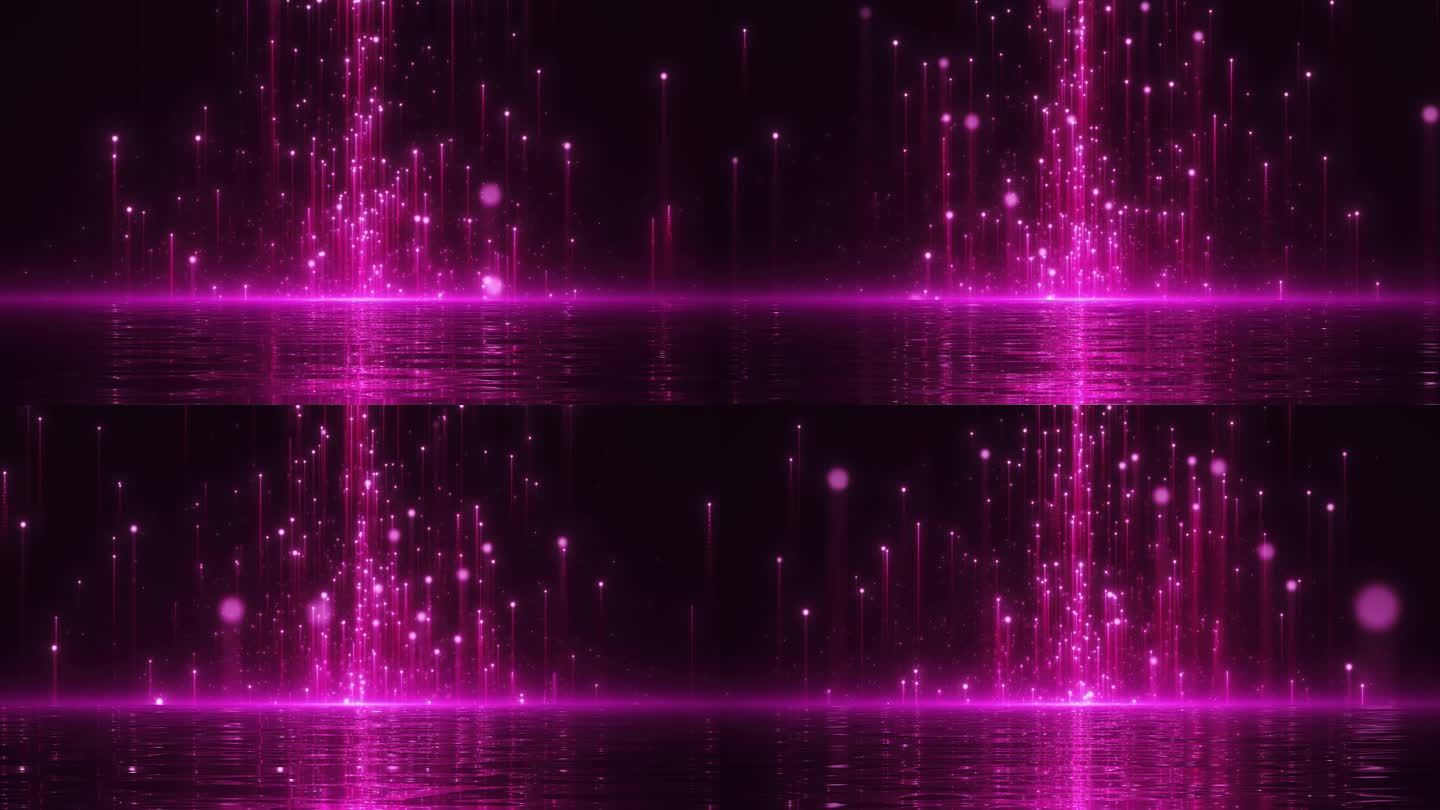 紫光粒子上升