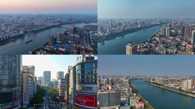 衡阳城市航拍景合集 4K