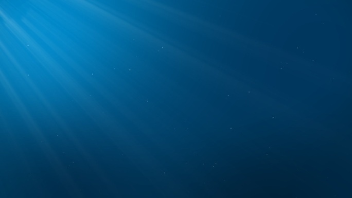 海底场景视频舞台背景水底粒子光线