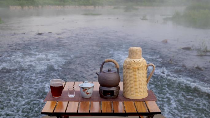 煮茶山水间