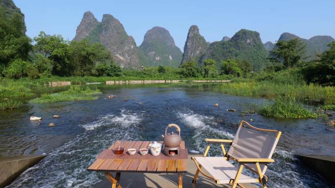 煮茶山水间