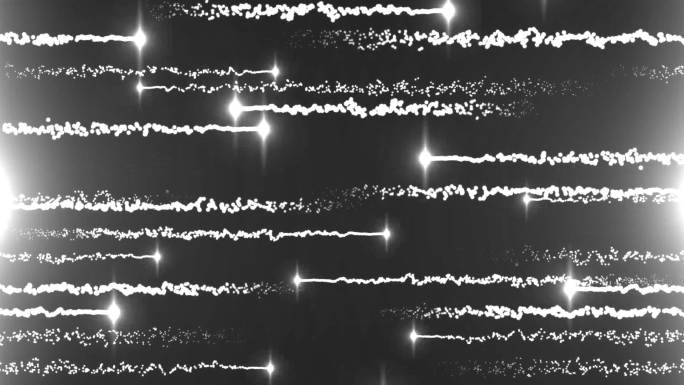 白色粒子左右穿梭视频-循环3