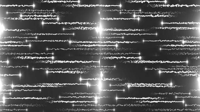 白色粒子左右穿梭视频-循环3