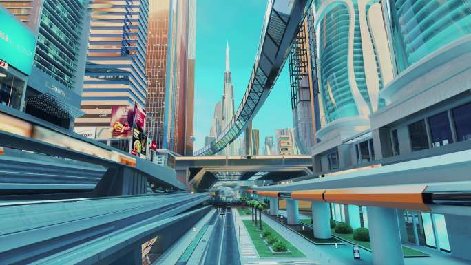 科幻城市 元宇宙 未来城市