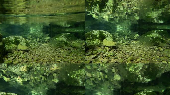 浙江温州楠溪江溪流