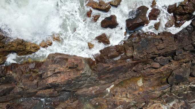 礁石 大海 海浪 生态 自然