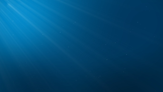 4K海底视频舞台背景水底粒子光线