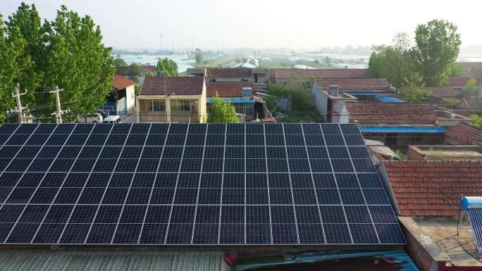 农村太阳能新能源光伏发电乡村振兴