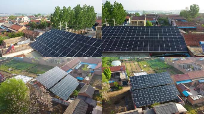 农村太阳能新能源光伏发电乡村振兴