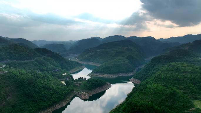 4K湘西武陵山脉酉水河大江大河光影合集