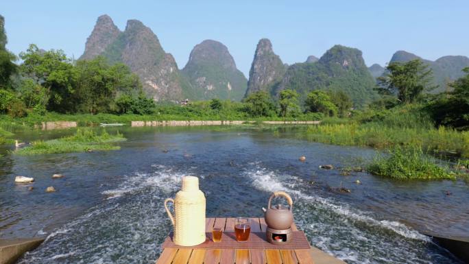 煮茶山水间