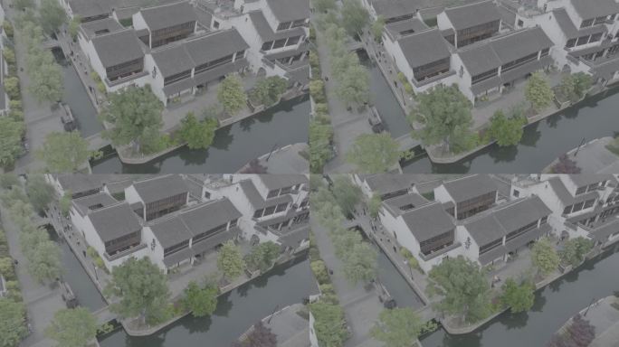 黎里 航拍 游船 景区 吴江 古镇 江南