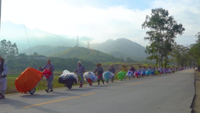 老挝人 老挝风俗 村落静谧