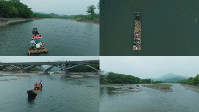 小河 竹筏漂流