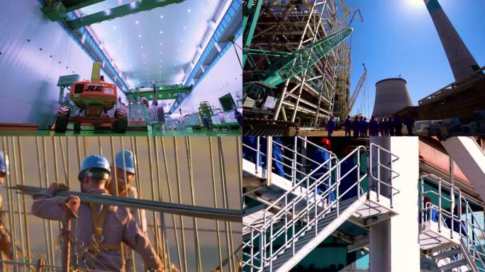 高新技术企业 大型设备 工厂员工