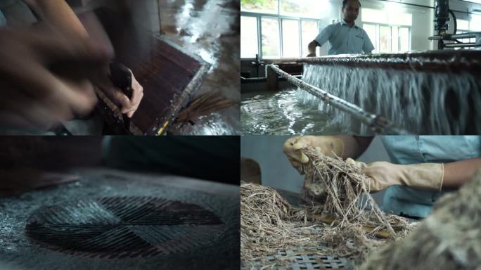 传统造纸 纸制品生产线 传统工艺