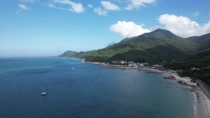 深圳大鹏半岛七娘山杨梅坑海景，中国海岸线