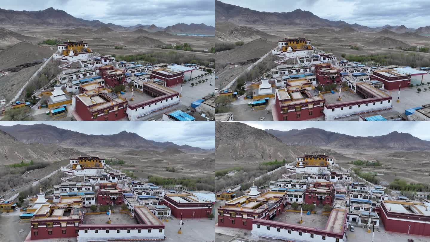 西藏日喀则嘎东寺航拍