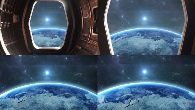 太空舱看地球