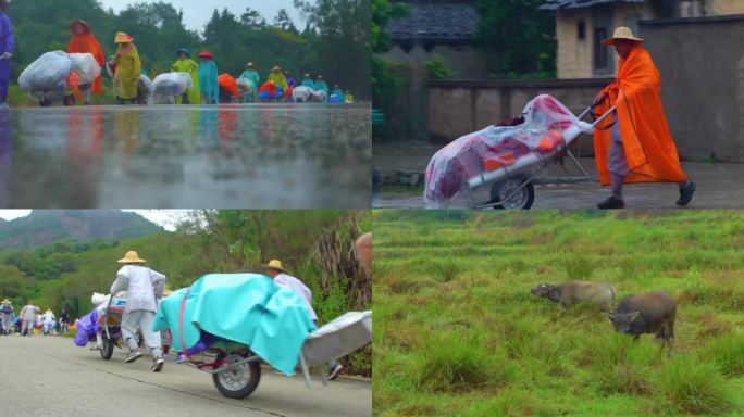 乡村风光 田园风光 民居农民