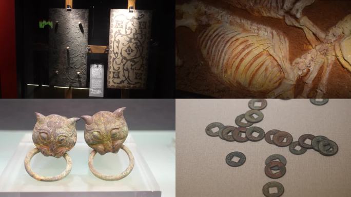 淄博博物馆，金戈，方形铜镜，钱范