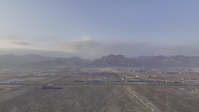 内蒙古乌拉特后旗阴山南麓4K航拍