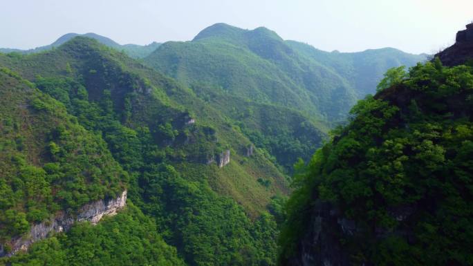 山川雪山湖泊岛屿田园山村自然风光航拍
