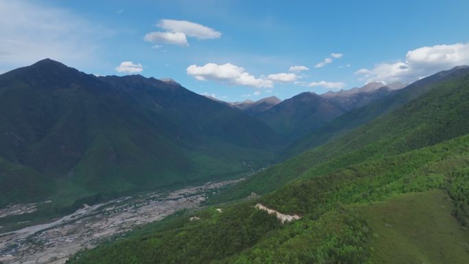 四川冕宁灵山航拍