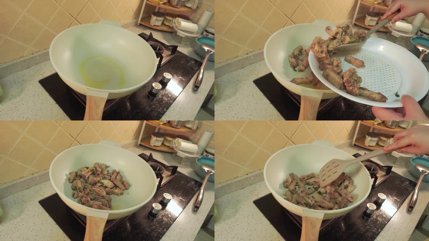 炒鸡脖子家庭美食制作 (1)