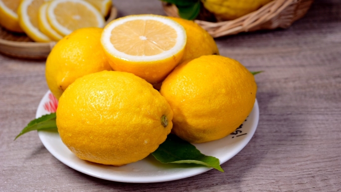 黄柠檬 柠檬 安岳黄柠檬