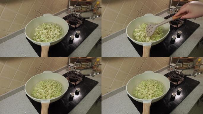 菜花过水焯水备用花菜 (3)