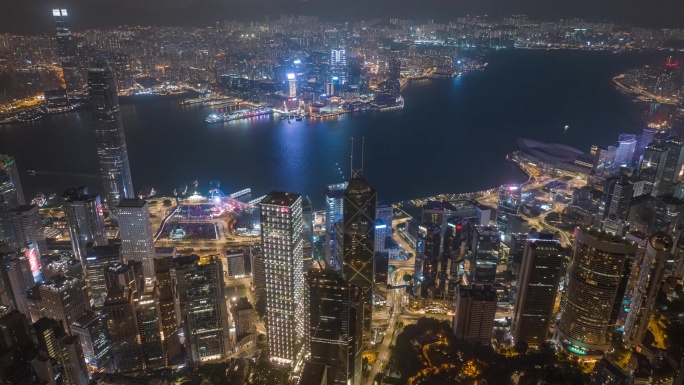 粤港澳大湾区香港航拍