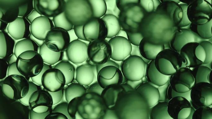 绿色海洋宝宝水宝宝慢动作掉落